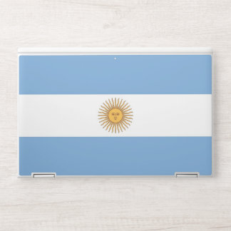 HP laptop skin with flag of Argentina