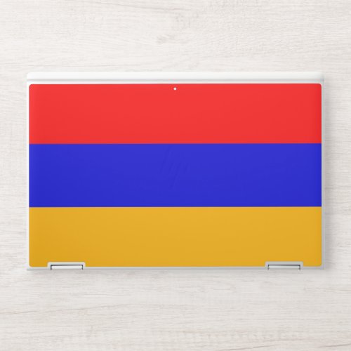 HP laptop skin with flag of Armenia