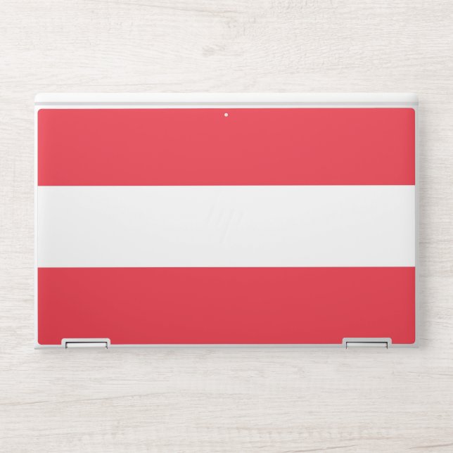 HP laptop skin with flag of Austria (Front)