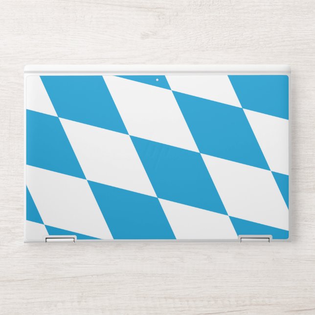 HP laptop skin with flag of Bavaria, Germany (Front)