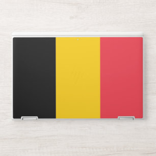 HP laptop skin with flag of Belgium