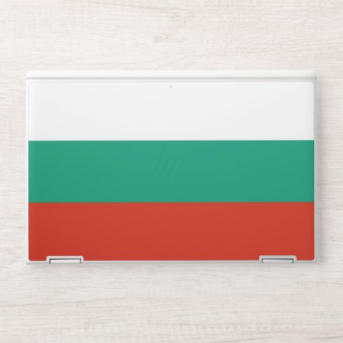 HP laptop skin with flag of Bulgaria