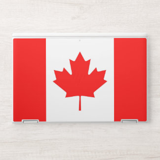 HP laptop skin with flag of Canada