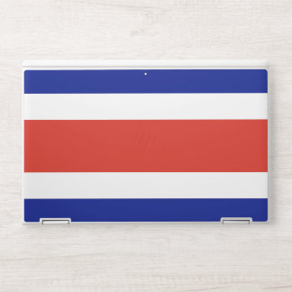 HP laptop skin with flag of Costa Rica