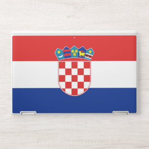 HP laptop skin with flag of Croatia