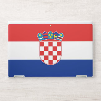 HP laptop skin with flag of Croatia