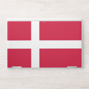 HP laptop skin with flag of Denmark