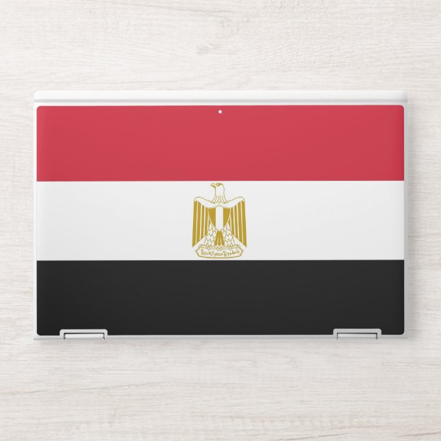 HP laptop skin with flag of Egypt (Front)