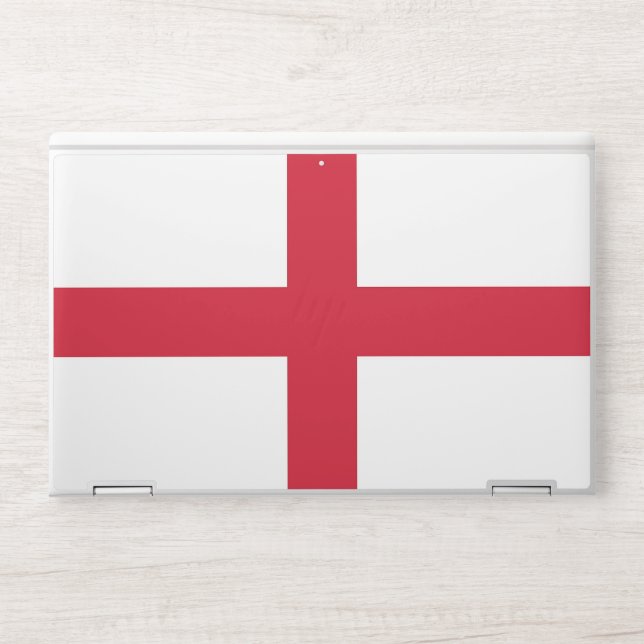 HP laptop skin with flag of England United Kingdom (Front)