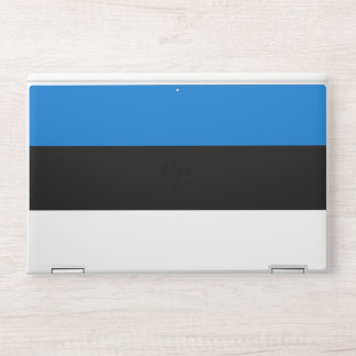 HP laptop skin with flag of Estonia