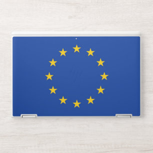 HP laptop skin with flag of European Union