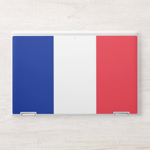 HP laptop skin with flag of France