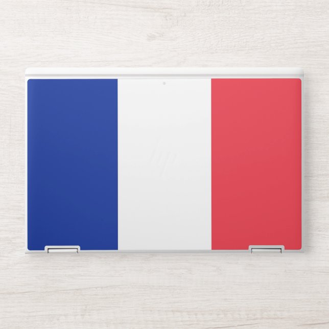 HP laptop skin with flag of France (Front)