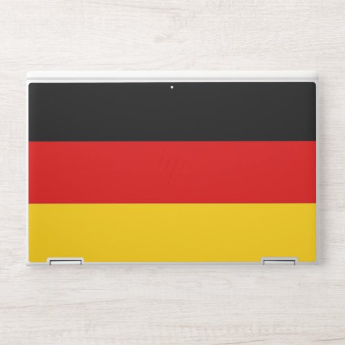 HP laptop skin with flag of Germany