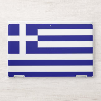 HP laptop skin with flag of Greece
