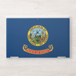 HP laptop skin with flag of Idaho, USA