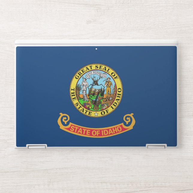 HP laptop skin with flag of Idaho, USA (Front)