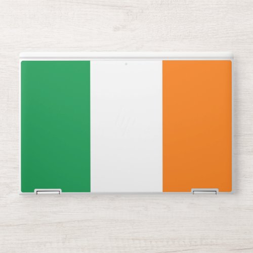 HP laptop skin with flag of Ireland