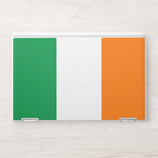 HP laptop skin with flag of Ireland