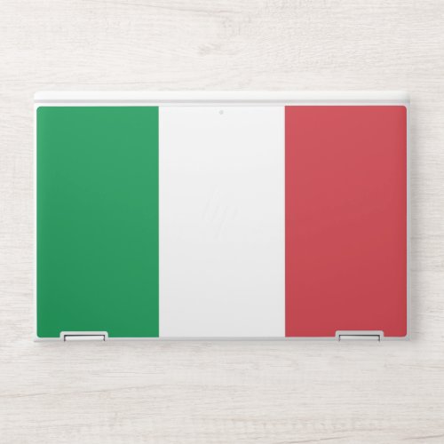 HP laptop skin with flag of Italy