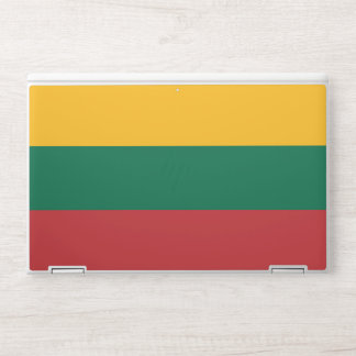 HP laptop skin with flag of Lithuania