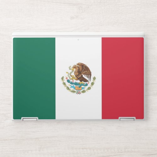 HP laptop skin with flag of Mexico