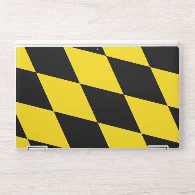 HP laptop skin with flag of Munich (Front)