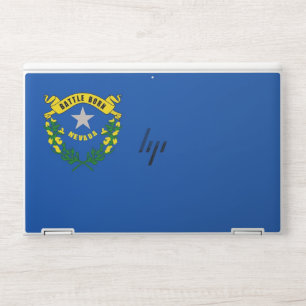 HP laptop skin with flag of Nevada, USA