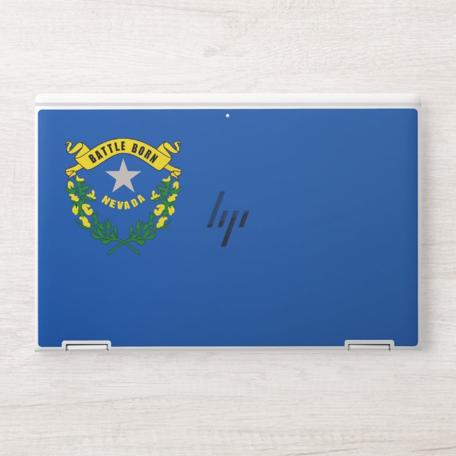 HP laptop skin with flag of Nevada, USA (Front)