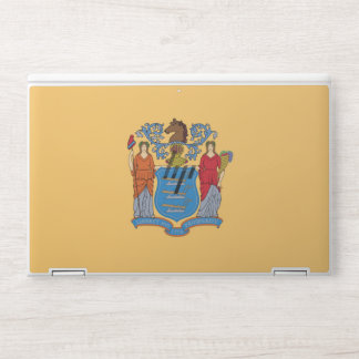 HP laptop skin with flag of New Jersey, USA