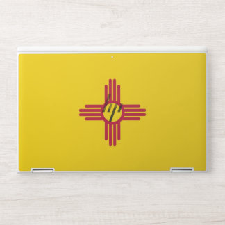 HP laptop skin with flag of New Mexico, USA