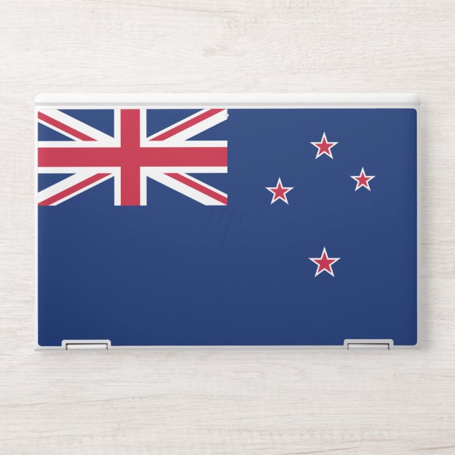 HP laptop skin with flag of New Zealand (Front)