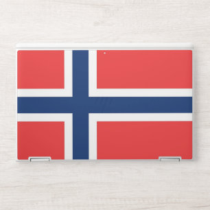 HP laptop skin with flag of Norway