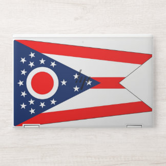 HP laptop skin with flag of Ohio, USA