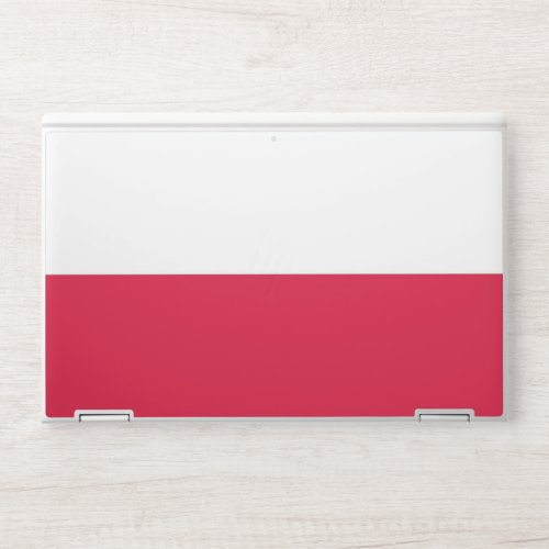 HP laptop skin with flag of Poland