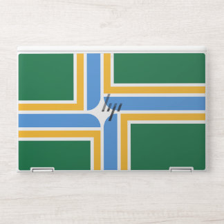 HP laptop skin with flag of Portland, USA