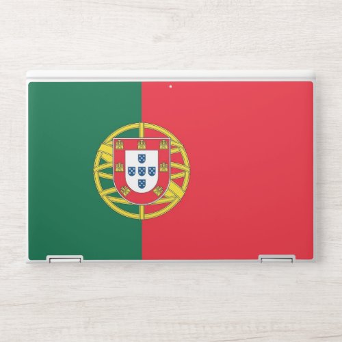 HP laptop skin with flag of Portugal