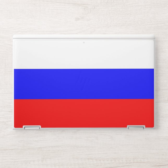 HP laptop skin with flag of Russia (Front)
