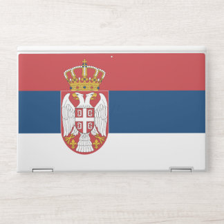 HP laptop skin with flag of Serbia