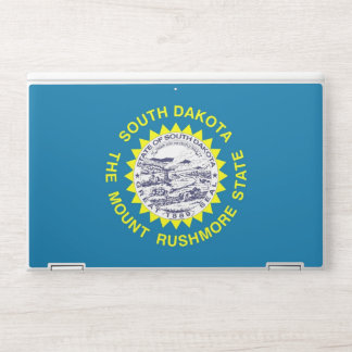 HP laptop skin with flag of South Dakota, USA