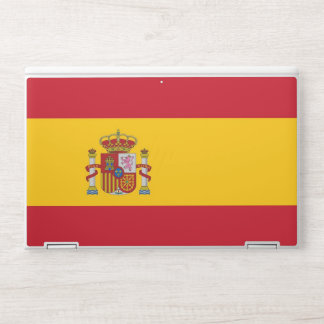 HP laptop skin with flag of Spain