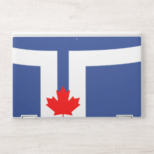 HP laptop skin with flag of Toronto, Canada