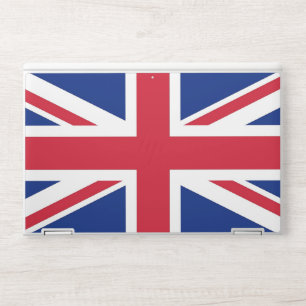 HP laptop skin with flag of United Kingdom