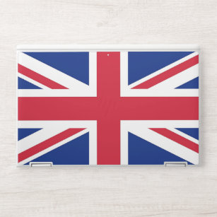 HP laptop skin with flag of United Kingdom