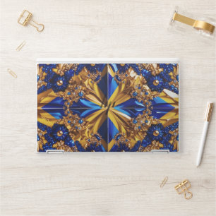 HP laptop skin with Sweden Colors