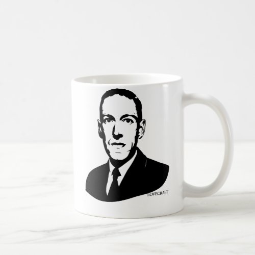 HP Lovecraft Portrait Coffee Mug