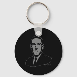 HP Lovecraft Portrait Keychain