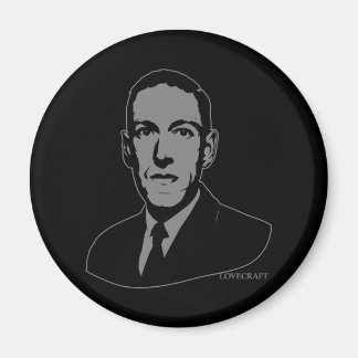 HP Lovecraft Portrait Magnet