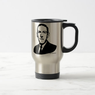 HP Lovecraft Portrait Travel Mug