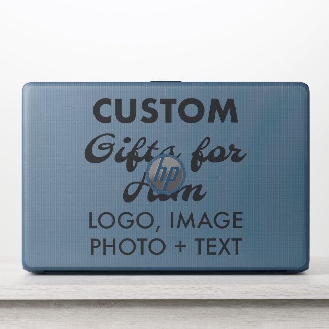 HP Notebook 15 Custom Vinyl Laptop Skin (Front)